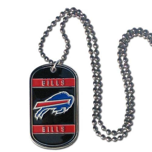 Buffalo Bills Official NFL Tag Necklace by Siskiyou 125461