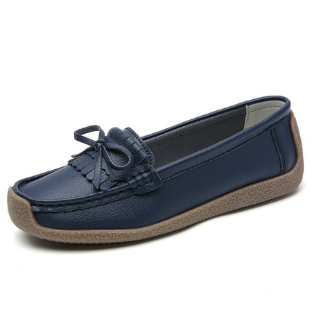 Women‘s Bowknot Flat Loafers Comfortable Solid Color Slip On Shoes Casual Non-slip Shoes
Women‘s Bowknot Flat Loafers Comfortable Solid Color Slip On Shoes Casual Non-slip Shoes