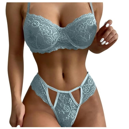TQWQT Sexy Lingeries for Women Lace Deep V Hollow Out Floral Lace Mesh Bow Scallop Trim Underwire Lingerie Set
TQWQT Sexy Lingeries for Women Lace Deep V Hollow Out Floral Lace Mesh Bow Scallop Trim Underwire Lingerie Set