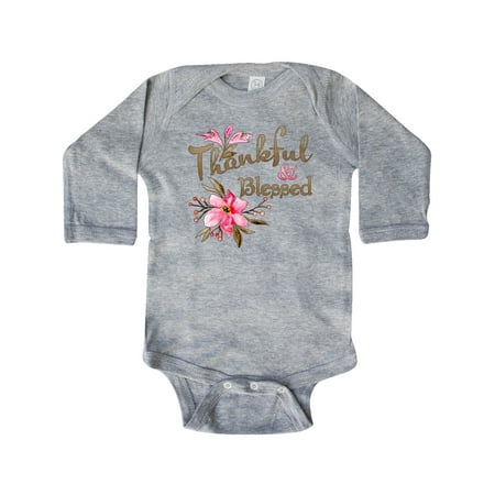 Inktastic Thankful and Blessed Inspirational Saying with Pink Flowers Gift Baby Boy or Baby Girl Long Sleeve Bodysuit
Inktastic Thankful and Blessed Inspirational Saying with Pink Flowers Gift Baby Boy or Baby Girl Long Sleeve Bodysuit