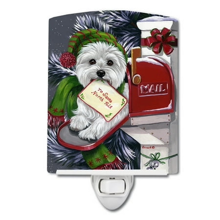 Caroline s Treasures PPP3215CNL Westie Christmas Letter to Santa Ceramic Night Light 6x4x3 multicolor
Caroline s Treasures PPP3215CNL Westie Christmas Letter to Santa Ceramic Night Light 6x4x3 multicolor
