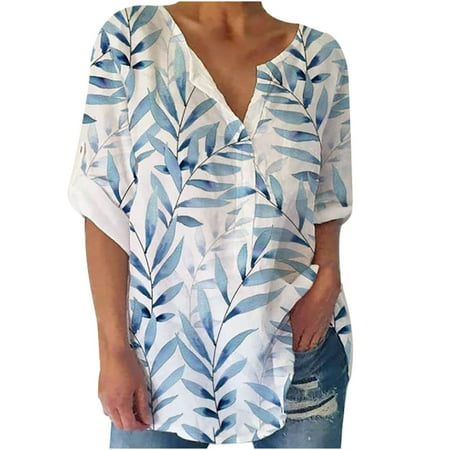 QJYINGYI Long Sleeve V-Neck Blouses & Shirts Corset Top WOMA11096 Women s Funny Fashion Printed V-neck Long Sleeve Loose Pocket Top Blouse Light blue XXL
QJYINGYI Long Sleeve V-Neck Blouses & Shirts Corset Top WOMA11096 Women s Funny Fashion Printed V-neck Long Sleeve Loose Pocket Top Blouse Light blue XXL
