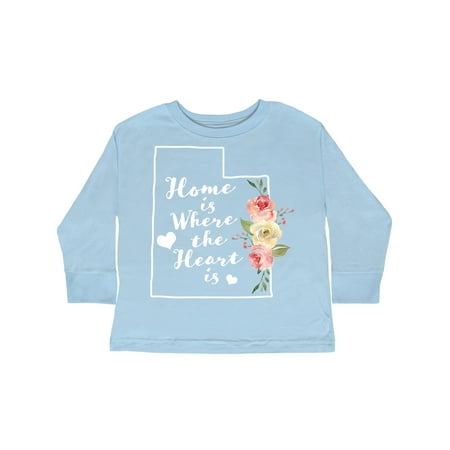 Inktastic Utah Home is Where The Heart is with Watercolor Floral Gift Toddler Toddler Girl Long Sleeve T-Shirt
Inktastic Utah Home is Where The Heart is with Watercolor Floral Gift Toddler Toddler Girl Long Sleeve T-Shirt