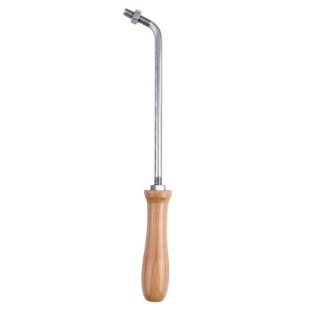 1Pc Cake Stamp Handle Stamping Iron Stick Bend Bakery Embossing Iron Handle