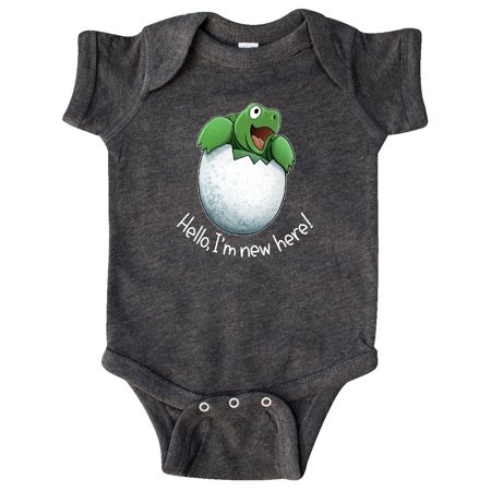 Inktastic Hello I m New Here Cute Baby Turtle Gift Baby Boy or Baby Girl Bodysuit
Inktastic Hello I m New Here Cute Baby Turtle Gift Baby Boy or Baby Girl Bodysuit