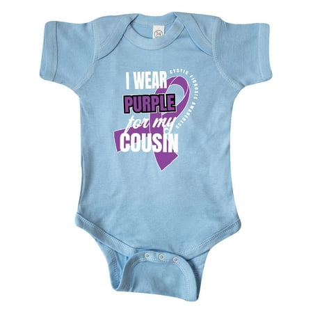 Inktastic I Wear Purple For My Cousin Cystic Fibrosis Awareness Gift Baby Boy or Baby Girl Bodysuit
Inktastic I Wear Purple For My Cousin Cystic Fibrosis Awareness Gift Baby Boy or Baby Girl Bodysuit