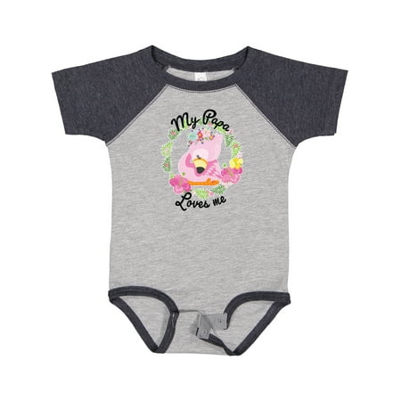 Inktastic Baby Flamingo My Papa Loves Me in Flower Wreath Boys or Girls Baby Bodysuit
Inktastic Baby Flamingo My Papa Loves Me in Flower Wreath Boys or Girls Baby Bodysuit