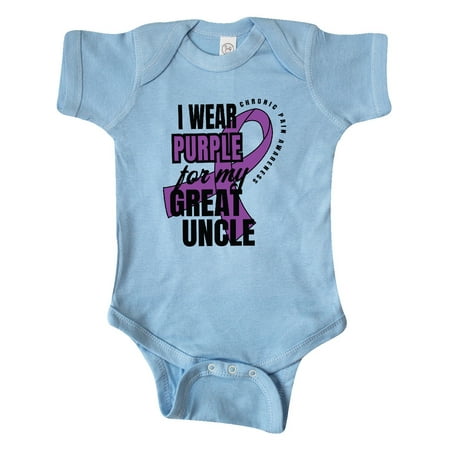 Inktastic Chronic Pain I Wear Purple For My Great Uncle Gift Baby Boy or Baby Girl Bodysuit
Inktastic Chronic Pain I Wear Purple For My Great Uncle Gift Baby Boy or Baby Girl Bodysuit