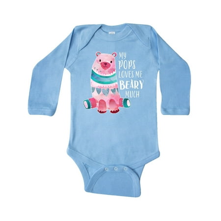 Inktastic My Pops Loves Me Beary Much with Cute Bear Gift Baby Boy or Baby Girl Long Sleeve Bodysuit
Inktastic My Pops Loves Me Beary Much with Cute Bear Gift Baby Boy or Baby Girl Long Sleeve Bodysuit