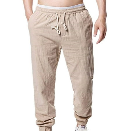 Dadaria High Waisted Wide Leg Pants for Men Summer Mens Trousers Pants Bandage Solid Sweatpants Pants Khaki XL Female
Dadaria High Waisted Wide Leg Pants for Men Summer Mens Trousers Pants Bandage Solid Sweatpants Pants Khaki XL Female