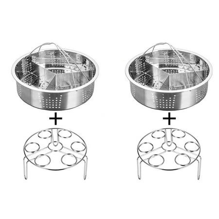 6Pcs/Set Pressure Cooker Accessories Stainless Steel Basket with Egg Steamer Rack Divider for Kitchen Cooking
6Pcs/Set Pressure Cooker Accessories Stainless Steel Basket with Egg Steamer Rack Divider for Kitchen Cooking
