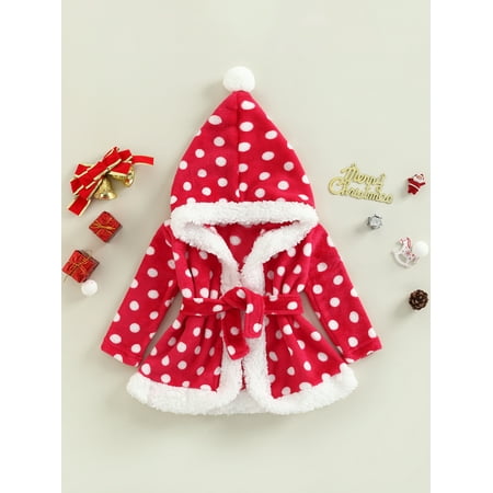 AMILIEe Baby Girl Boy Christmas Flannel Hooded Robes Bathrobe Cartoon Robe with Belt 1-5 Years
AMILIEe Baby Girl Boy Christmas Flannel Hooded Robes Bathrobe Cartoon Robe with Belt 1-5 Years