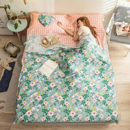 Sleeping Bag Indoor Hotel Anti-Dirty Travel Printing Bed Sheet High Quality Pure Cotton Portable Sleeping Sheet Bag
Sleeping Bag Indoor Hotel Anti-Dirty Travel Printing Bed Sheet High Quality Pure Cotton Portable Sleeping Sheet Bag