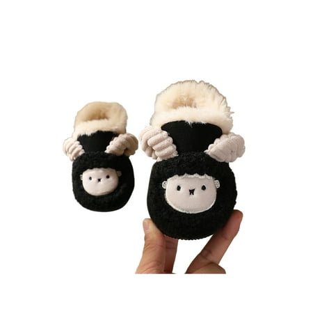 Gomelly Kids Snow Boot Plush Lined Warm Shoes Faux Fur Winter Fluffy Slipper Booties Indoor Outdoor School Fuzzy Slippers Black 5C
Gomelly Kids Snow Boot Plush Lined Warm Shoes Faux Fur Winter Fluffy Slipper Booties Indoor Outdoor School Fuzzy Slippers Black 5C