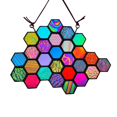 Stained Glass Window Hanging Honeycomb Multicolor Butterfly Bee Stained Glass Panels Garden Window Ornament Acrylic Chandelier Drops668289
Stained Glass Window Hanging Honeycomb Multicolor Butterfly Bee Stained Glass Panels Garden Window Ornament Acrylic Chandelier Drops668289