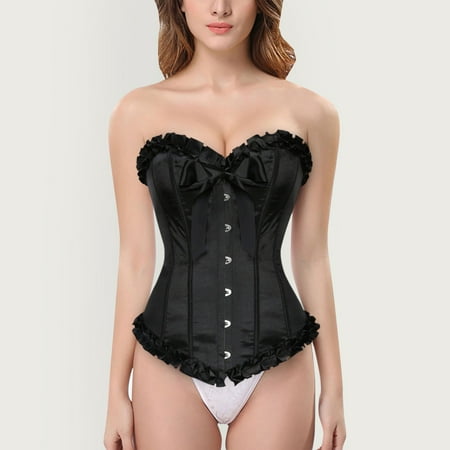 Women s Satin Contrast Color Lace Shaping Top Buckle Bow Tie Court Corset Size XXL
Women s Satin Contrast Color Lace Shaping Top Buckle Bow Tie Court Corset Size XXL
