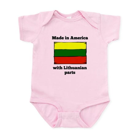 CafePress - Made In America With Lithuanian Parts Body Suit - Baby Light Bodysuit Size Newborn - 24 Months
CafePress - Made In America With Lithuanian Parts Body Suit - Baby Light Bodysuit Size Newborn - 24 Months