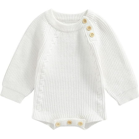QWZNDZGR Infant Baby Girls Boys Romper Solid Color Knitted Round Neck Long Fly Sleeve Jumpsuits with Headband
QWZNDZGR Infant Baby Girls Boys Romper Solid Color Knitted Round Neck Long Fly Sleeve Jumpsuits with Headband