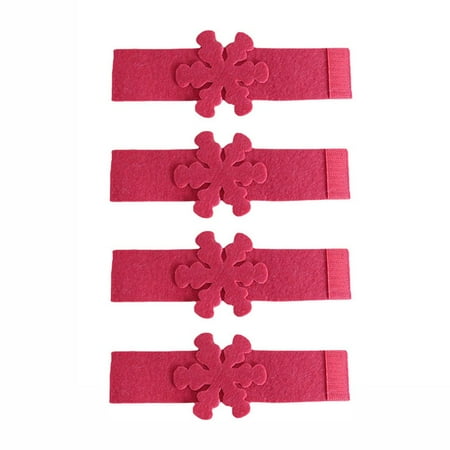 Younar Napkin Rings Simple Exquisite Christmas Snowflake Napkin Holders Set of 4 for Lunch Dinner Home Hotel Holiday Wedding Party Christmas Table Decorations - Red Gray charming
Younar Napkin Rings Simple Exquisite Christmas Snowflake Napkin Holders Set of 4 for Lunch Dinner Home Hotel Holiday Wedding Party Christmas Table Decorations - Red Gray charming