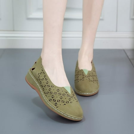 LoyisViDion Womens Sandals Clearance Fashion Women Flat Shoes Hollow Wedge Heel Casual Large Size Single Shoes Green 8(39)
LoyisViDion Womens Sandals Clearance Fashion Women Flat Shoes Hollow Wedge Heel Casual Large Size Single Shoes Green 8(39)