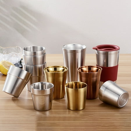 Hesroicy 175/260/300/480ml Double Layer Stainless Steel Beer Cup Bar Party Coffee Mug
Hesroicy 175/260/300/480ml Double Layer Stainless Steel Beer Cup Bar Party Coffee Mug