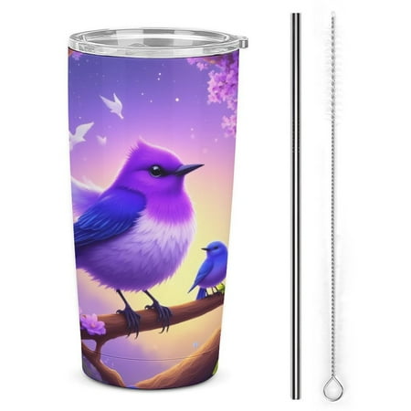 Vibrant Birds in Fantasy Garden 20oz Tumbler with Lid And Straw Insulated Mug Stainless Steel Vacuum Double Wall Mug For< Car>
Vibrant Birds in Fantasy Garden 20oz Tumbler with Lid And Straw Insulated Mug Stainless Steel Vacuum Double Wall Mug For< Car>
