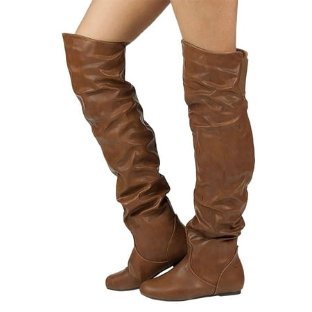 CBGELRT Thigh High Boots for Women Stylish Classic Round Toe Low Heel Western Boots Leather Pull on Over the Knee Boots Womens Shoes 40
CBGELRT Thigh High Boots for Women Stylish Classic Round Toe Low Heel Western Boots Leather Pull on Over the Knee Boots Womens Shoes 40