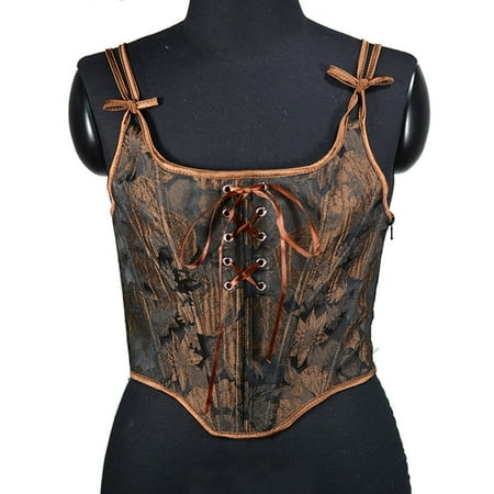 Cathalem plus Size Sweat Band Women Bustier Corset Top Zipper Eyelet Lace Up Floral Print Push Up Womens Spanks for Dress Underwear Brown X-Large
Cathalem plus Size Sweat Band Women Bustier Corset Top Zipper Eyelet Lace Up Floral Print Push Up Womens Spanks for Dress Underwear Brown X-Large