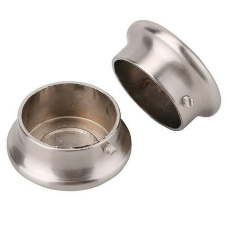 John Sterling CD-0017-BN Closet-Pro HD End Caps Brushed Nickel Pair