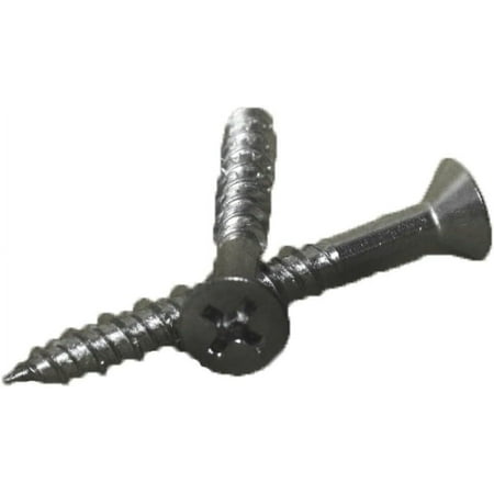 T08J100FXC - #8 x 1 Flat Head Marine Screws 316SS 100ct
T08J100FXC - #8 x 1 Flat Head Marine Screws 316SS 100ct