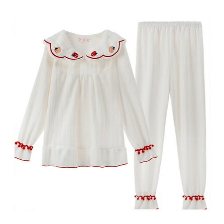 Women s Pajamas Set Fashion Fleece Long Sleeve Sleepwear Casual Warming Nightgown for Autumn Winter New
Women s Pajamas Set Fashion Fleece Long Sleeve Sleepwear Casual Warming Nightgown for Autumn Winter New