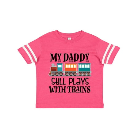 Inktastic Daddy Still Plays with Trains Gift Toddler Boy or Toddler Girl T-Shirt
Inktastic Daddy Still Plays with Trains Gift Toddler Boy or Toddler Girl T-Shirt