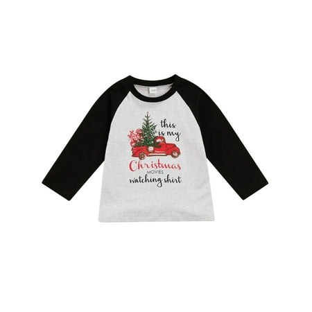 LisenraIn Toddler Kids Boys Girls Christmas T-Shirt Letter Tree Print Pullover Top
LisenraIn Toddler Kids Boys Girls Christmas T-Shirt Letter Tree Print Pullover Top