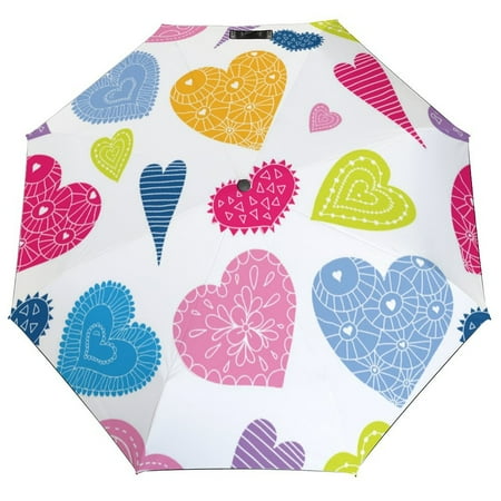 ANYWAY.GO Windproof & Water-Resistant Compact Foldable Travel Umbrellatotes Spring Hearts Pattern Portable Travel Umbrella,Diameter 42.5 in
ANYWAY.GO Windproof & Water-Resistant Compact Foldable Travel Umbrellatotes Spring Hearts Pattern Portable Travel Umbrella,Diameter 42.5 in
