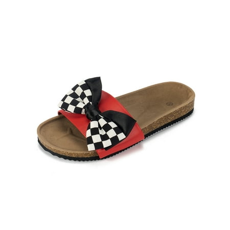 Zodanni Ladies Slides Slip On Footbed Sandal Backless Flat Sandals Womens Slide Slippers Indoor&Outdoor Stylish Beach Shoes Red 6.5
Zodanni Ladies Slides Slip On Footbed Sandal Backless Flat Sandals Womens Slide Slippers Indoor&Outdoor Stylish Beach Shoes Red 6.5