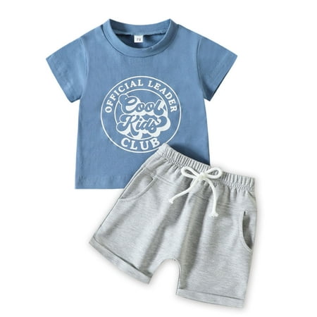 URMAGIC 0-3T Baby Boys Short Sleeve T-shirt Drawstring Loose Shorts Summer Cotton Outfits
URMAGIC 0-3T Baby Boys Short Sleeve T-shirt Drawstring Loose Shorts Summer Cotton Outfits