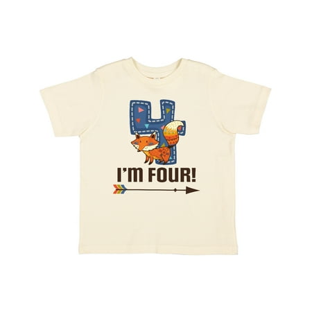 Inktastic 4th Birthday Tribal Fox 4 Year Old Gift Toddler Boy or Toddler Girl T-Shirt
Inktastic 4th Birthday Tribal Fox 4 Year Old Gift Toddler Boy or Toddler Girl T-Shirt