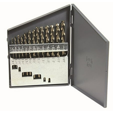 Norseman 68320 240-D 135deg Split Pt Cobalt Jobber Gold Drill Bit Set 13 PC