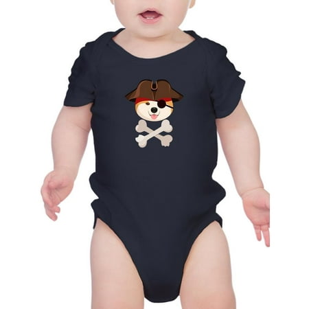 Pirate Akita Dog Bodysuit Infant -Image by Shutterstock 12 Months 
Pirate Akita Dog Bodysuit Infant -Image by Shutterstock 12 Months