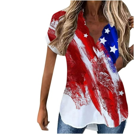 Womens Tops Oversized T Shirts for Women Summer Women Print V-Neck Short Sleeve Leisure Tee Tops Backless Top White Crop Top Clearance on Sales Red S
Womens Tops Oversized T Shirts for Women Summer Women Print V-Neck Short Sleeve Leisure Tee Tops Backless Top White Crop Top Clearance on Sales Red S