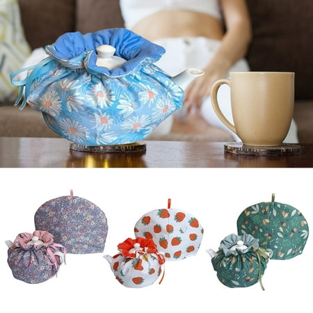 UDIYO Teapot Cover Soft Fabric Wear Resistant Dustproof Non-Fading Exquisite Pattern Multipurpose Reusable Insulated Tea Cozy Teapot Dust Cover Home Supplies
UDIYO Teapot Cover Soft Fabric Wear Resistant Dustproof Non-Fading Exquisite Pattern Multipurpose Reusable Insulated Tea Cozy Teapot Dust Cover Home Supplies