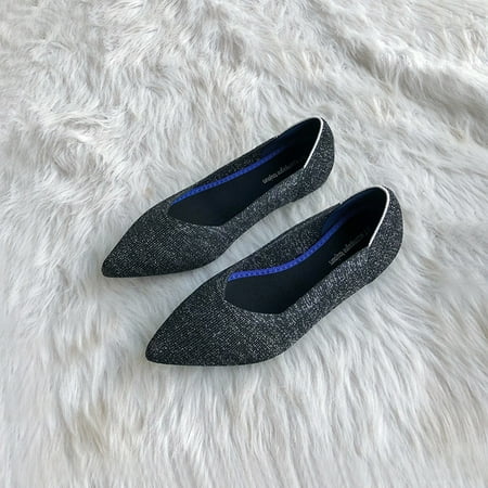 Women‘s Knit Pointed Toe Ballet Flat Shoes Solid Color Slip On Shoes Women‘s Footwear
Women‘s Knit Pointed Toe Ballet Flat Shoes Solid Color Slip On Shoes Women‘s Footwear