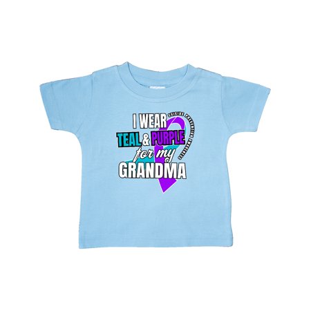 Inktastic Suicide Prevention I Wear Teal and Purple for My Grandma Gift Baby Boy or Baby Girl T-Shirt
Inktastic Suicide Prevention I Wear Teal and Purple for My Grandma Gift Baby Boy or Baby Girl T-Shirt