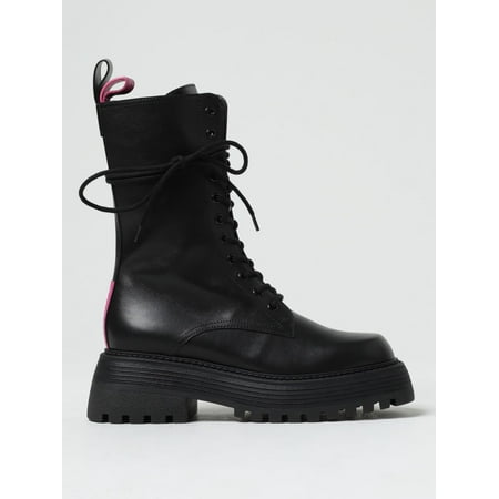 3Juin Flat Ankle Boots Woman Black Woman