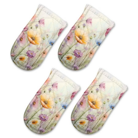 BaHomeck Pot Handle Holder Covers 4Pcs Array Of Colorful Wildflowers In Full Bloom On The Meadow Non Slip Heat-Resisting Pan Handle Covers For Home Kitchen Baking Cooking BBQ Cookwares 6×3In
BaHomeck Pot Handle Holder Covers 4Pcs Array Of Colorful Wildflowers In Full Bloom On The Meadow Non Slip Heat-Resisting Pan Handle Covers For Home Kitchen Baking Cooking BBQ Cookwares 6×3In