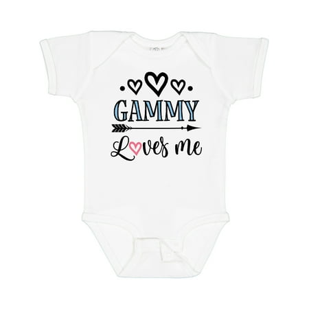 Inktastic Gammy Loves Me Grandchild Gift Baby Girl Bodysuit