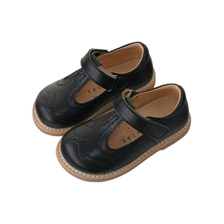 Welliumy Kids Flats Magic Tape Dress Shoes Wingtip Brogues Party Uniform Shoe Formal Lightweight Closed Toe Black 8C
Welliumy Kids Flats Magic Tape Dress Shoes Wingtip Brogues Party Uniform Shoe Formal Lightweight Closed Toe Black 8C