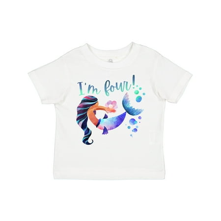 Inktastic I m Four! 4th Birthday Pink and Blue Mermaid Gift Toddler Boy or Toddler Girl T-Shirt
Inktastic I m Four! 4th Birthday Pink and Blue Mermaid Gift Toddler Boy or Toddler Girl T-Shirt