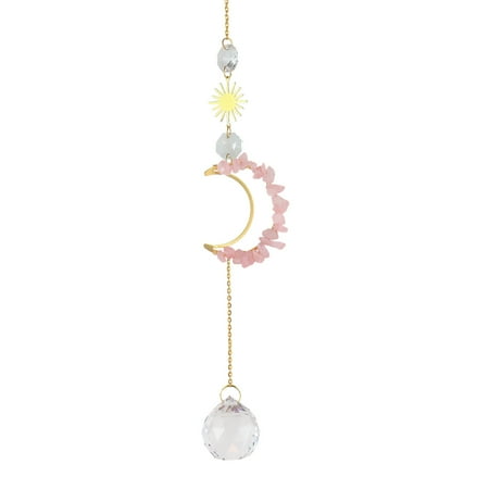 Kinzd Handmade Sun Catcher Projective Decorative Moon Design Rainbow Maker Pendant Home Decor
Kinzd Handmade Sun Catcher Projective Decorative Moon Design Rainbow Maker Pendant Home Decor