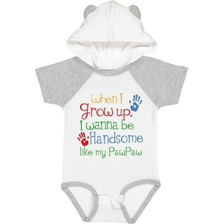 Inktastic Handsome Like My PawPaw Gift Baby Boy Bodysuit